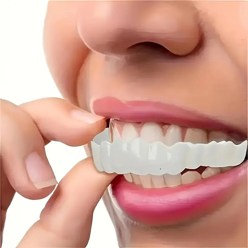 Pair of Snap-On Teeth Covers – Natural Look, Instant Smile