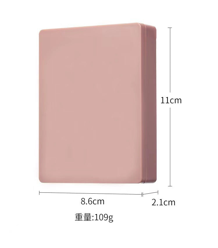 Portable Cosmetic Brush With Mirror Imported