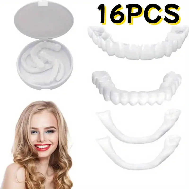 Pair of Snap-On Teeth Covers – Natural Look, Instant Smile