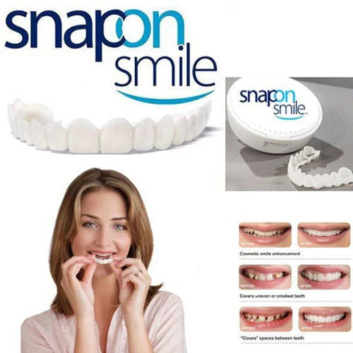 Pair of Snap-On Teeth Covers – Natural Look, Instant Smile